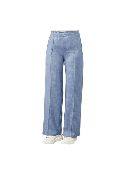 Levidor Trousers with Elastic Waist and Stripe Detail