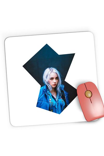 OEM Mousepad Gaming Billie Eilish Dark Pop Music, 21x19 cm