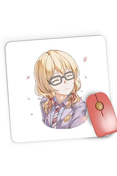 OEM Mousepad Gaming Shigatsu wa Kimi no Uso Kaori Anime, 21x19 cm
