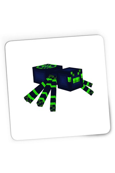 OEM Mousepad Gaming Minecraft Green Spider, 21x19 cm