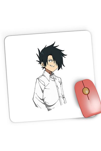 OEM Mousepad Gaming The Promised Neverland Ray Fantasy Anime Manga, 21x19 cm