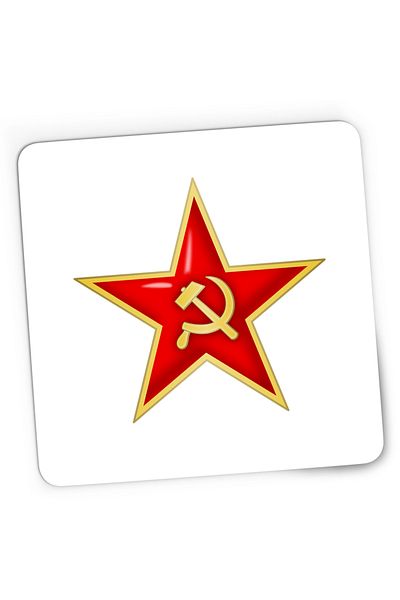 OEM Mousepad Gaming Red Alert 2 Logo Soviet Army Comunist Party, 21x19 cm