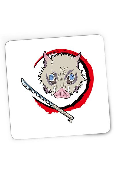 OEM Mousepad Gaming Demon Slayer Inosuke Hashibira Anime Manga, 21x19 cm