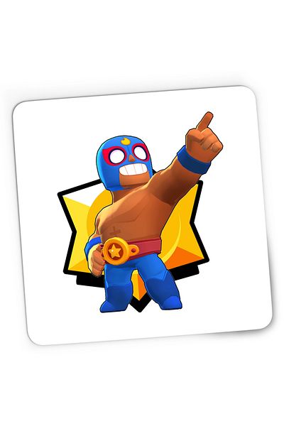 OEM Mousepad Gaming El Primo Brawler Brawl Stars, 21x19 cm