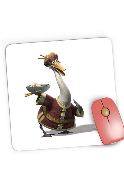 OEM Gaming Mousepad Kung Fu Panda Chef Cartoon, 21x19 cm
