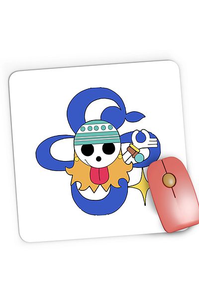 OEM Mousepad Gaming Nami Flag One Piece Pirate Ship, 21x19 cm