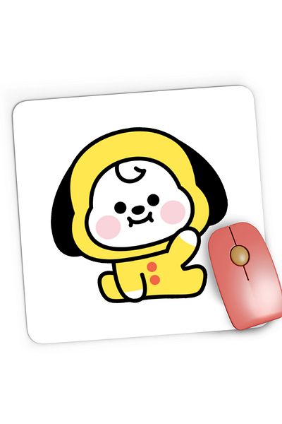 OEM Mousepad Gaming Bt21 Chimmy BTS Kpop Bebe, 21x19 cm