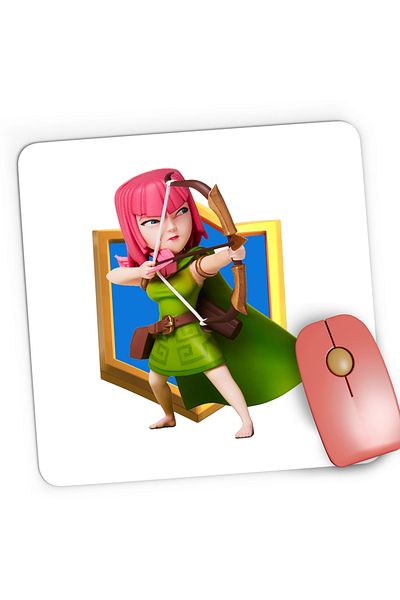 OEM Mousepad Gaming Archer Clash Royale Minecraft, 21x19 cm