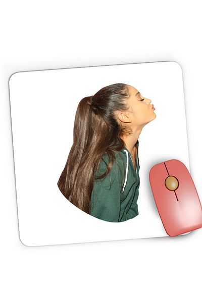OEM Mousepad Gaming Ariana Grande Bang Cloud Merch, 21x19 cm