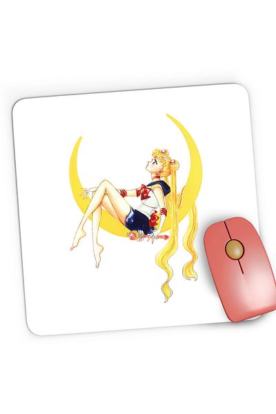 OEM Mousepad Gaming Sailor Moon Usagi Tsukino Vise Implinite, 21x19 cm