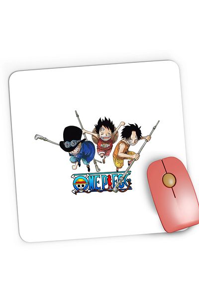 OEM Mousepad Gaming One Piece Monkey Luffy Portgas Prieteni Copilarie, 21x19 cm
