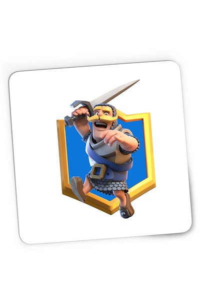 OEM Mousepad Gaming Knight Clash Royale Clans, 21x19 cm