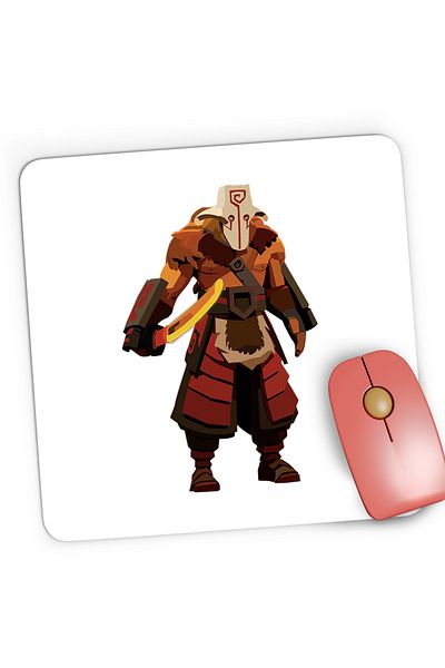 OEM Mousepad Gaming Juggernaut Dota 2 Defense of the Ancients Hero, 21x19 cm