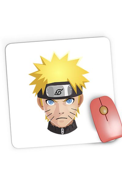 OEM Mousepad Gaming Naruto Sasuke Head Band Manga Anime, 21x19 cm