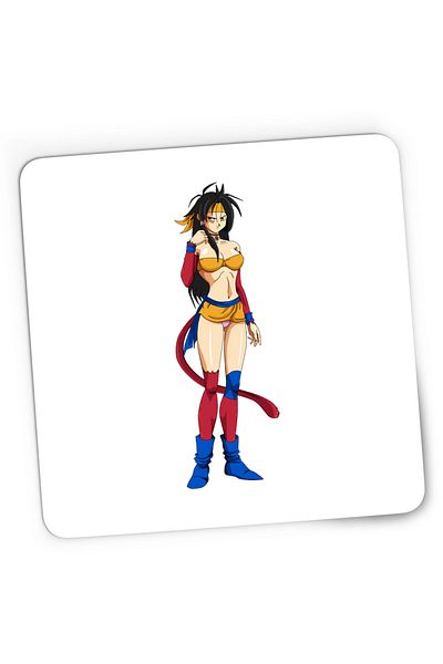 OEM Mousepad Gaming Dragon Ball Z Pan Wife Dragobete Anime Gift, 21x19 cm