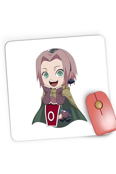 OEM Naruto Sakura Haruno Ninja Girl Anime Gaming Mousepad, 21x19 cm