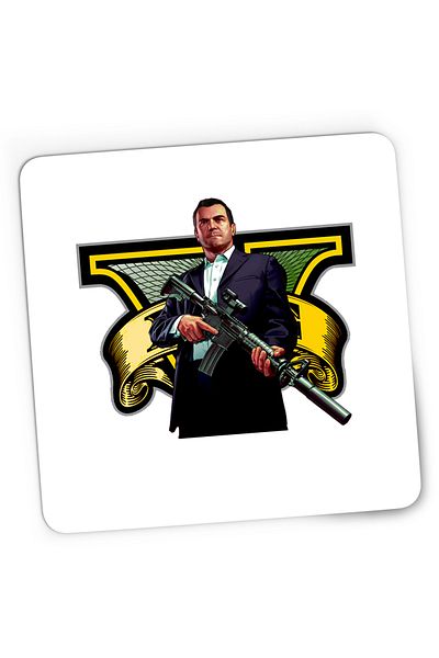 OEM Mousepad Gaming Michael GTA5 Grand Theft Auto, 21x19 cm