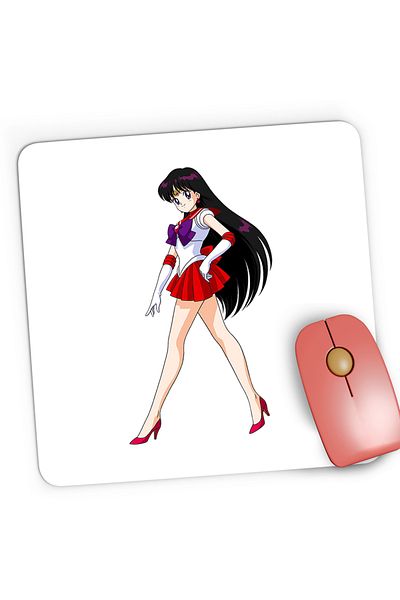 OEM Mousepad Gaming Sailor moon Mars Valentine Day Gift, 21x19 cm