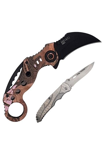 dalimag Set cutit Karambit claw knife, Dalimag, 20.5 cm si Cutit tip briceag