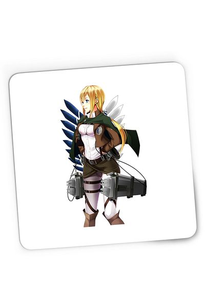 OEM Mousepad Gaming Attack on Titan Annie Leonhart AOT Anime, 21x19 cm