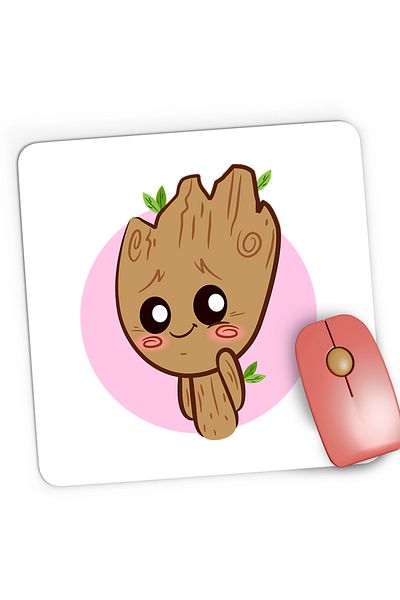 OEM Mousepad Gaming Baby I am Groot Bebe Copacel, 21x19 cm