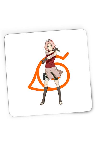 OEM Naruto Sakura Haruno Sasuke Anime Manga Gaming Mousepad, 21x19 cm