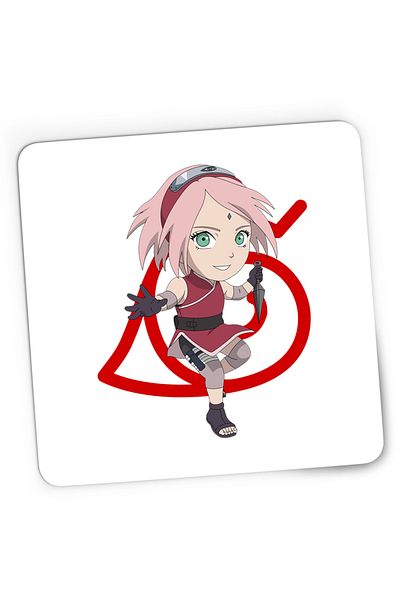OEM Naruto Sakura Baby Ninja Girl Anime Manga Gaming Mousepad, 21x19 cm