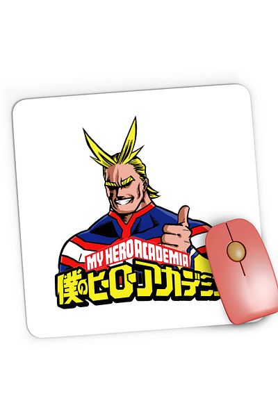 OEM Mousepad Gaming My Hero Academia All Might Anime Manga, 21x19 cm