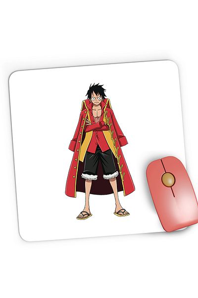 OEM Mousepad Gaming One Piece Pirat Monkey D Luffy Admiral Marine, 21x19 cm