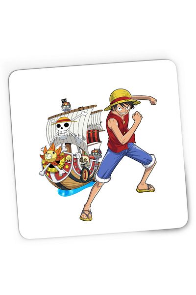 OEM Mousepad Gaming One Piece Straw Hat Pirates Monkey Corabie, 21x19 cm