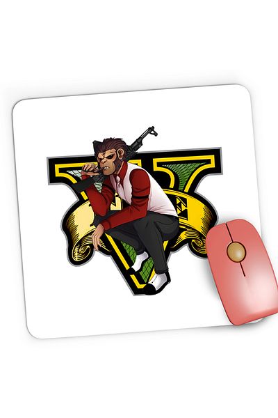 OEM Mousepad Gaming Pogo GTA5 V Minecraft, 21x19 cm
