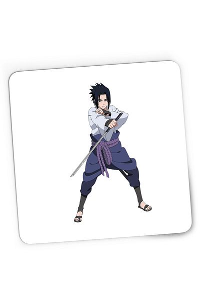 OEM Gaming Mousepad Naruto Sasuke Uchiha Ninja Training, 21x19 cm