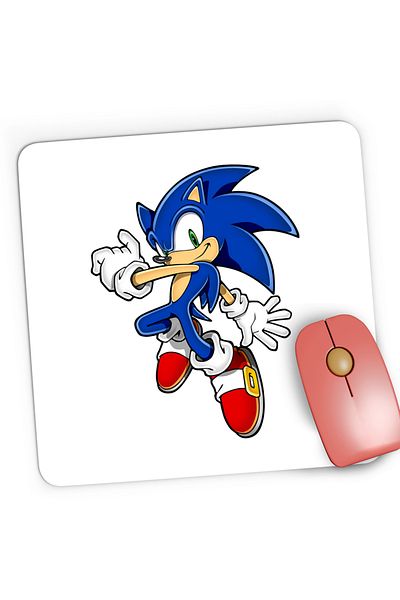 OEM Gaming Mousepad Sonic the Hedgehog Sprint Speed Minecraft, 21x19 cm