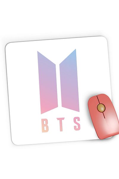 OEM Mousepad Gaming BTS Logo K-Pop, 21x19 cm