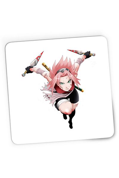 OEM Naruto Sakura Haruno Karate Girl Anime Gaming Mousepad, 21x19 cm
