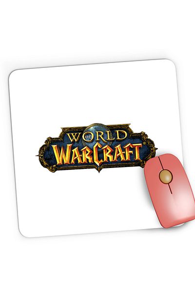 OEM Mousepad Gaming World of Warcraft Logo WoW, 21x19 cm