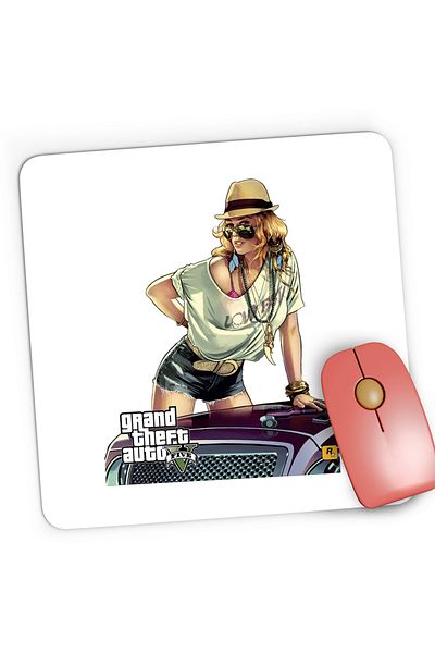 OEM Mousepad Gaming Bad Girl GTA5 Brawl Stars, 21x19 cm