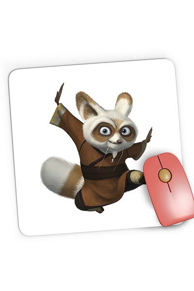 OEM Mousepad Gaming Master Shifu Kung Fu Panda Instructor Professor, 21x19 cm