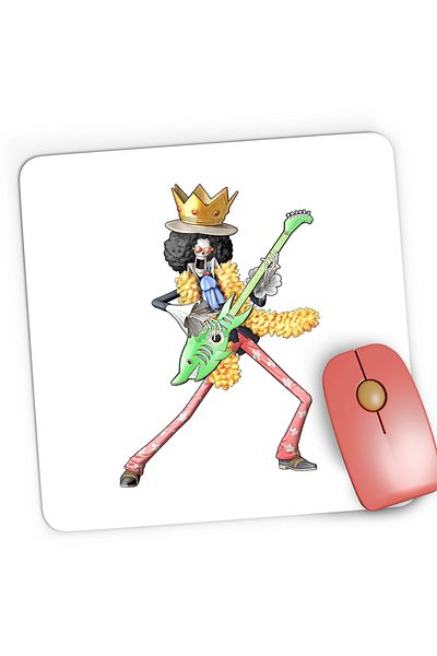 OEM Mousepad Gaming One Piece Brook Dead Bones Schelet, 21x19 cm