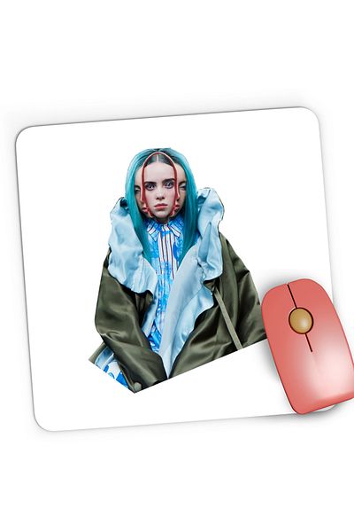 OEM Mousepad Gaming Billie Eilish Tourette Syndrome, 21x19 cm
