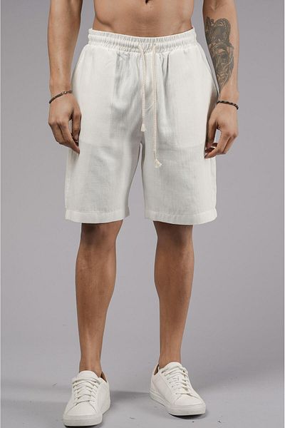king brich Regular Fit Men's Muslin Shorts