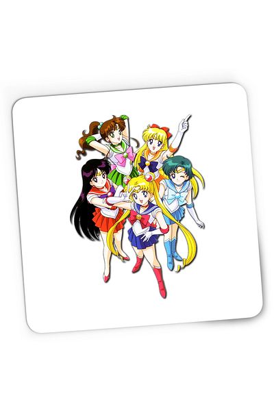 OEM Sailor Moon All Crew Manga Cartoon Gaming Mousepad, 21x19 cm