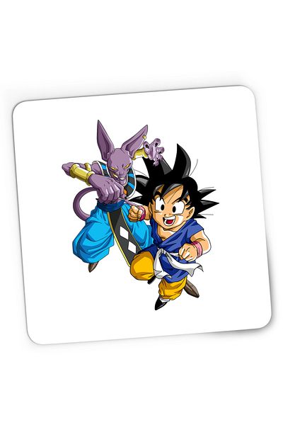 OEM Mousepad Gaming Dragon Ball Beerus Goku Legends, 21x19 cm