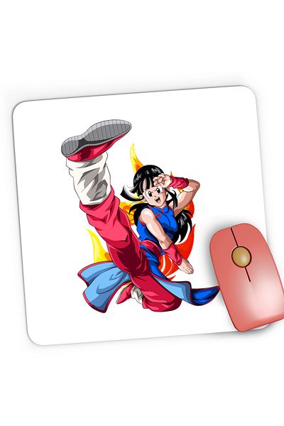 OEM Mousepad Gaming Dragon Ball Z Chi Chi Goku Anime Manga, 21x19 cm