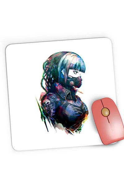 OEM Cyberpunk 2077 Tetsuya Kuroko Anime Gaming Mousepad, 21x19 cm