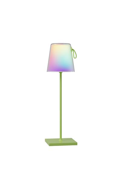 Tescomak LED table lamp with touch and color change, Dolly White RGBW, 5.5 W light green