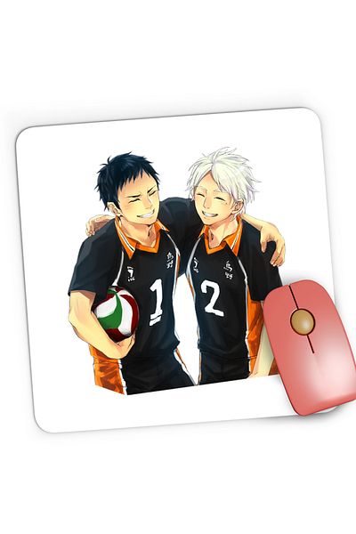 OEM Gaming Mousepad Haikyuu Volleyball Team Kageyama Hinata Haikyu!!, 21x19 cm