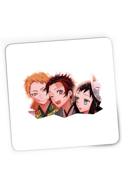 OEM Mousepad Gaming Demon Slayer Sabito Tanjiro Makomo Minecraft, 21x19 cm