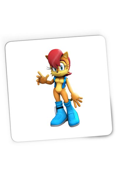 OEM Mousepad Gaming Sonic Princess Sally Acorn Joc Video, 21x19 cm
