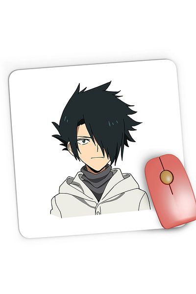 OEM Mousepad Gaming The Promised Neverland Ray Anime, 21x19 cm